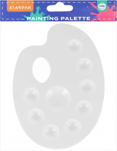 Paleta de pintura para niños 24,5 × 16 cm