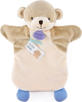 Títere de peluche de nutria, 25 cm