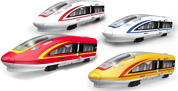Tren de alta velocidad con efectos y mecanismo de inercia