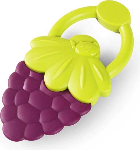 Sonajero y mordedor con forma de racimo de uvas para bebés