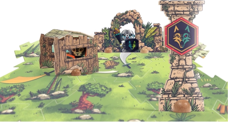 Atractivas ilustraciones de aventura