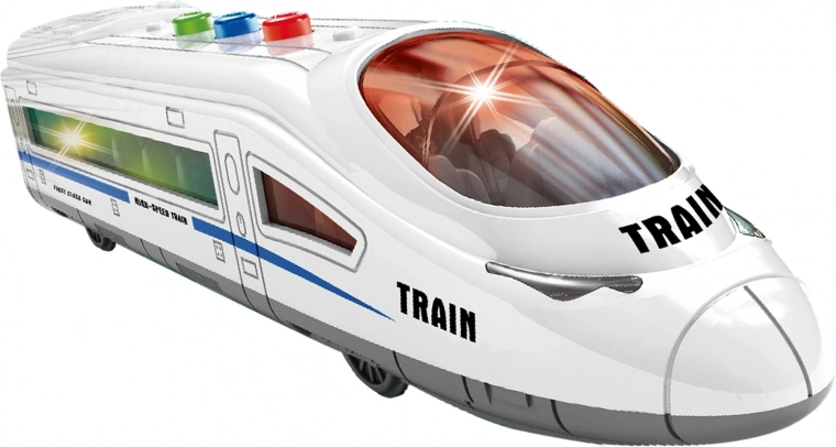 Tren de alta velocidad con mecanismo de inercia