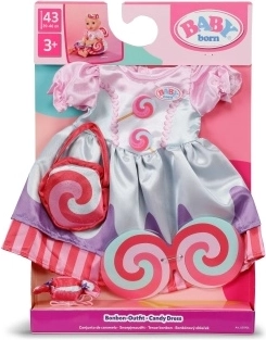 BABY born vestido con caramelos 43 cm