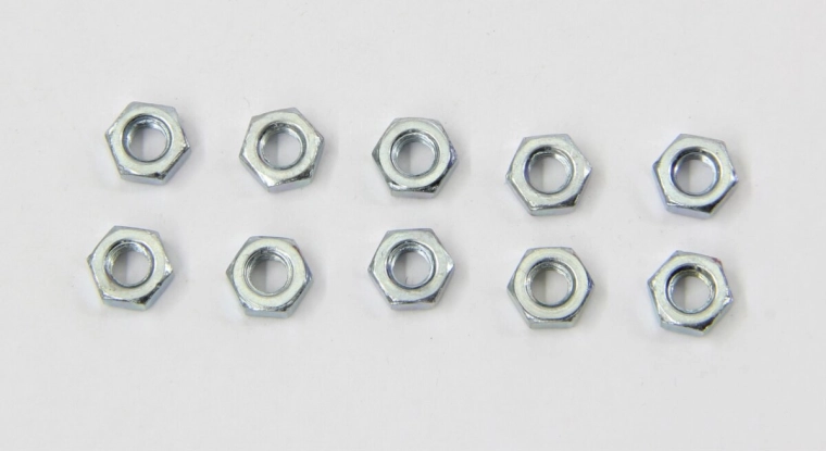 Tuercas hexagonales autoblocantes M4 Jamara - 10 unidades