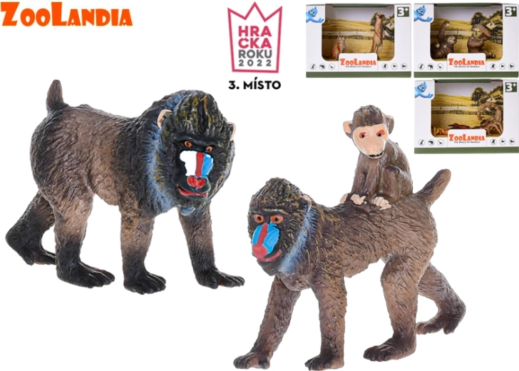 Set de figuras de animal con cría Zoolandia - 1 pieza