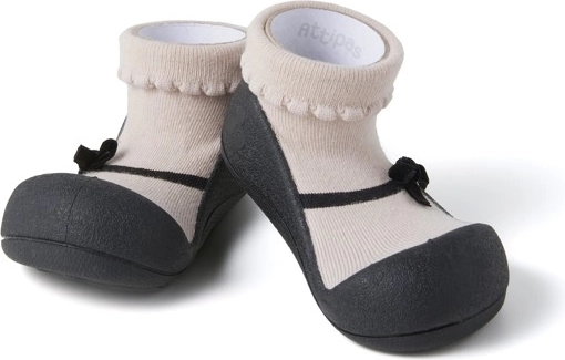 Attipas zapatos-calcetín infantiles Opera Girl, beige