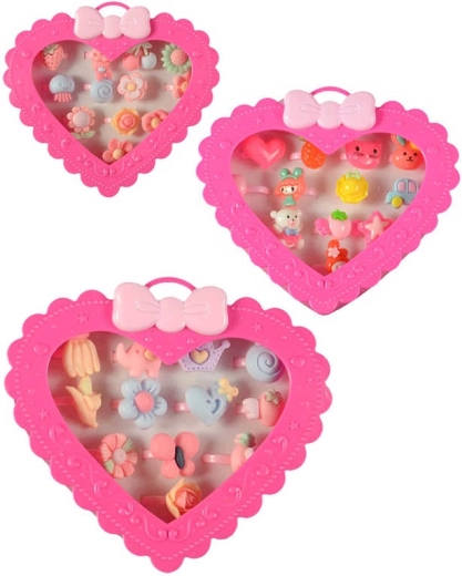 Anillo infantil de plástico con motivo - 1 pieza