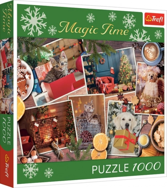 Puzzle Tiempo navideño mágico 1000 piezas