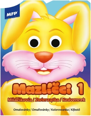 Libro para colorear MFP Mascotas con ojos móviles