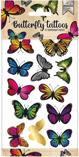 Tatuajes temporales de Mariposas