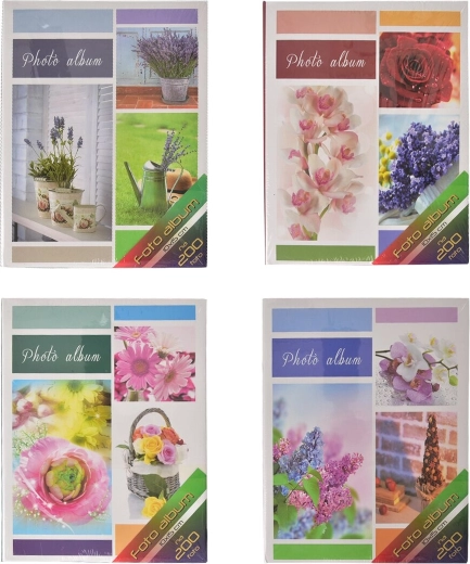 Álbum de fotos para pegar en páginas de papel 10 × 15 cm, 200 fotografías (4 motivos)