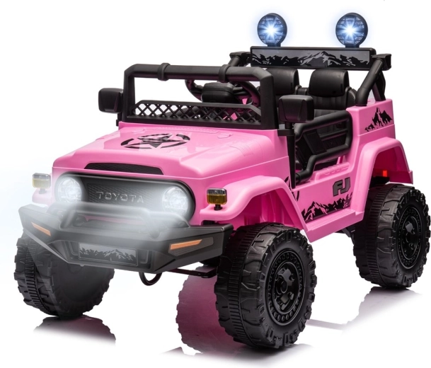 Coche eléctrico Milly Mally Toyota FJ Cruiser rosa