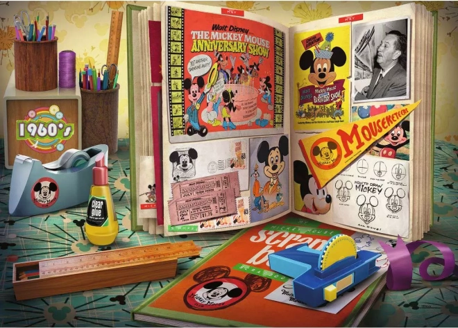 Puzzle Ravensburger Disney Mickey – 60.º aniversario, 1000 piezas