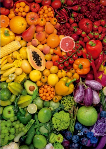 Educa Puzzle Vitaminas de colores 1000 piezas