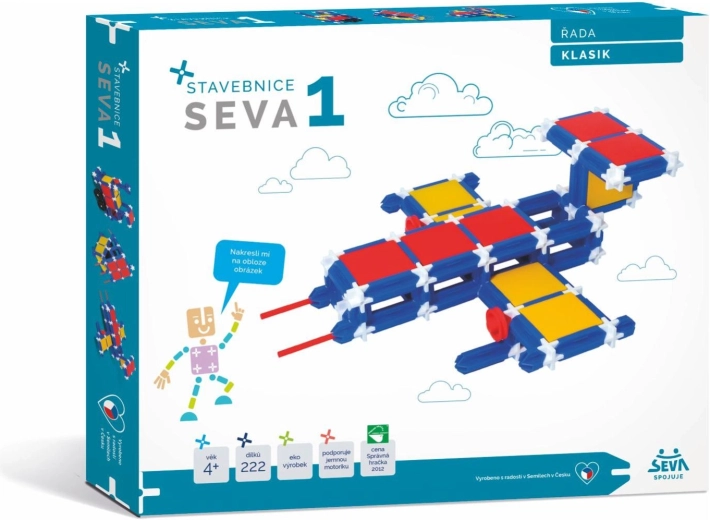 Juego de construcción SEVA Klasik 1 – 222 piezas