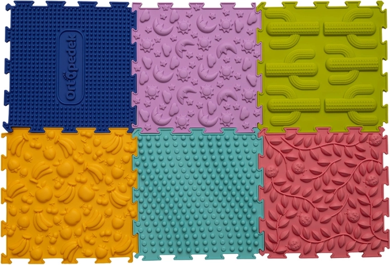 Alfombrillas sensoriales Ortopedek (6 uds.)