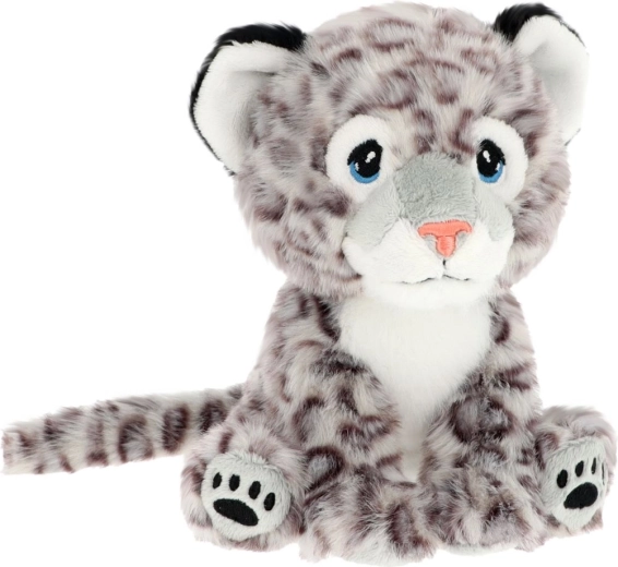 Keel Toys Keeleco leopardo de las nieves – peluche ecológico 14 cm