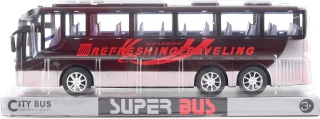 Autobús negro de fricción