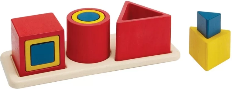 Formas geométricas – encajable de madera PlanToys