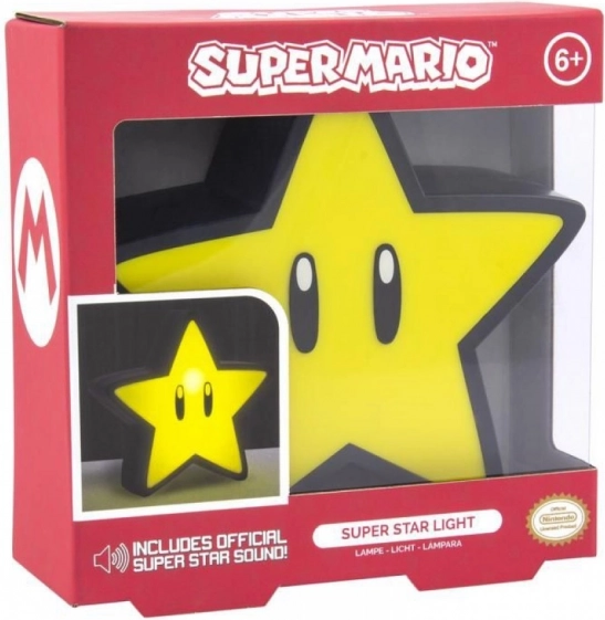 Lámpara Super Mario Super Star