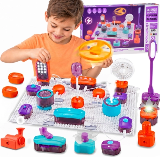 Pequeño electrónico: kit educativo de construcción electrónica para 151 experimentos