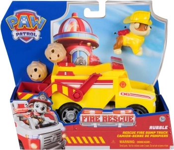 La Patrulla Canina vehículo de bomberos Rubble – camión de acción para niños