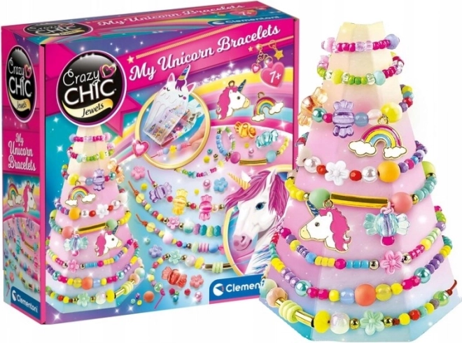 CLEMENTONI Crazy Chic joyas: pulseras con unicornio