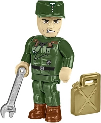 Figura de artillero con accesorios