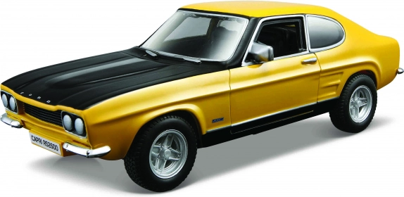 Bburago Ford Capri RS2600 modelo amarillo 1:32