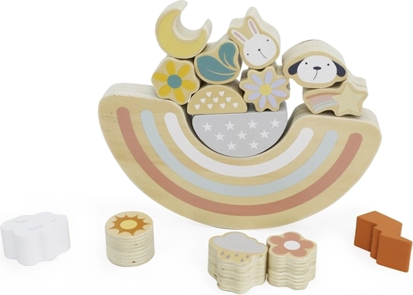 Juego de equilibrio de madera Babu perro y gato