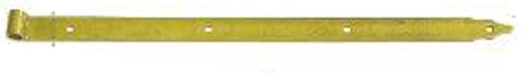 Bisagra de banda 600 × 40 × 5 mm, diámetro del perno 16 mm, galvanizado amarillo