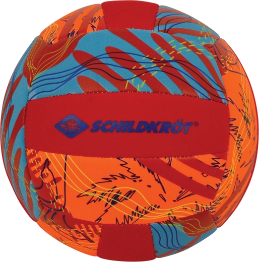 Balón de voleibol de playa de neopreno Schildkröt Beach tamaño 5 rojo