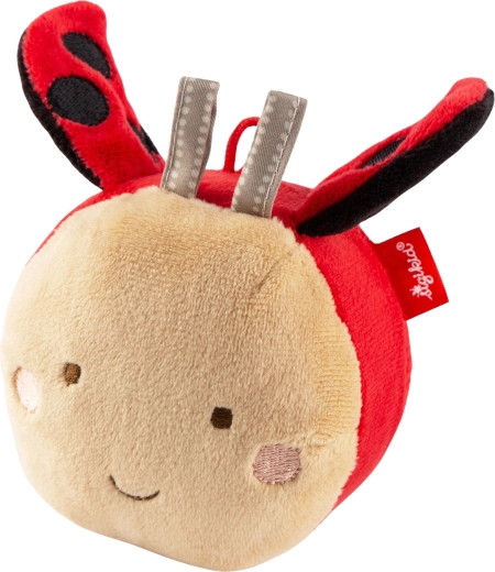 Sigikid pelota de peluche mariquita con campanilla y lámina crujiente