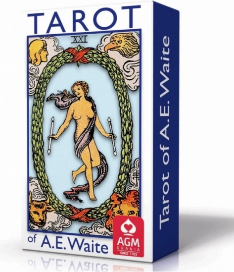 Cartas del tarot A.E. Waite Pocket Tarot Blue