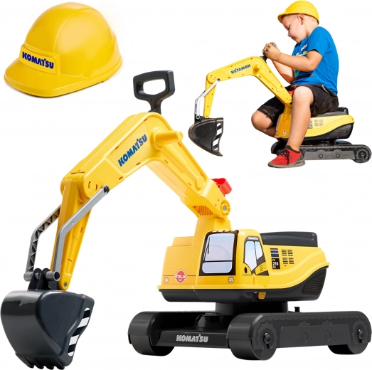 Excavadora de montar KOMATSU con cabina giratoria y casco