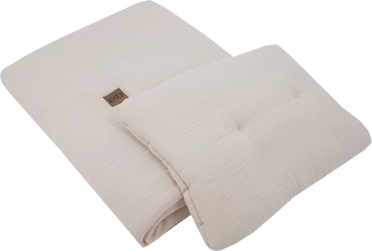 EKO juego de muselina para cuna Beige - 2 piezas