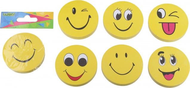 Bloc de notas adhesivo Smiley