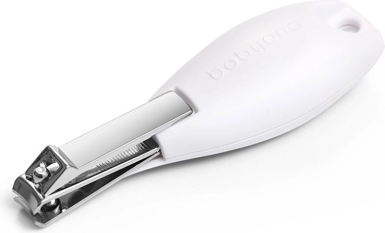 Alicates ergonómicos para uñas Babyono blancos