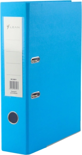 Archivador de documentos A4 80 mm azul con mecanismo de palanca