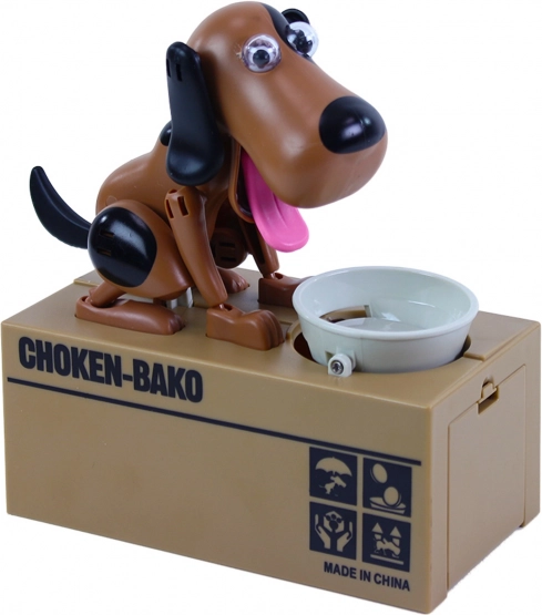 Hucha interactiva perro hambriento - 1 unidad