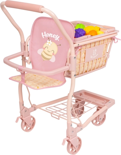 Carrito de compras con ruedas DeCuevas 2 en 1 con frutas Honey