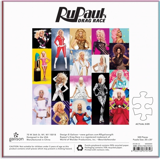 Collage multicolor para fans de RuPaul's Drag Race