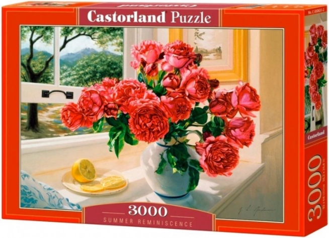 Puzzle de 3000 piezas – peonías Summer Reminisce