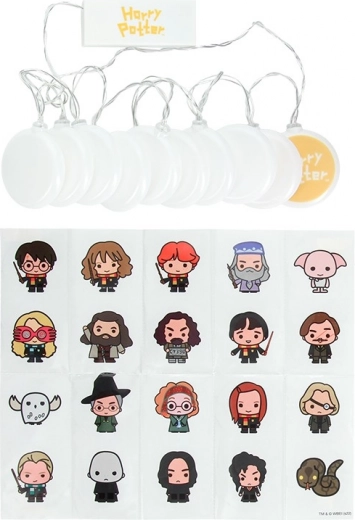 Guirnalda luminosa de Harry Potter con pegatinas