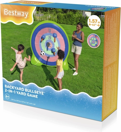 Diana inflable 2 en 1 para lanzar y patear