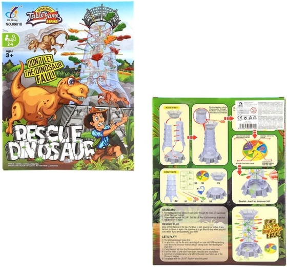 Juego de mesa con dinosaurios