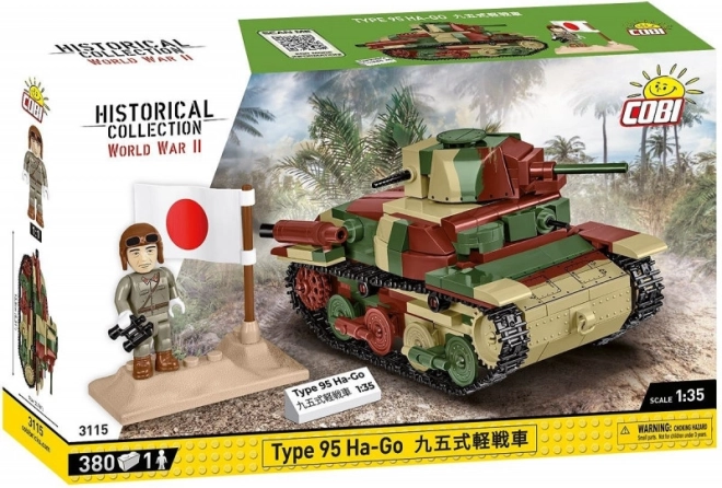 Kit de construcción del tanque TYPE 95 HA-GO 1:35 de COBI