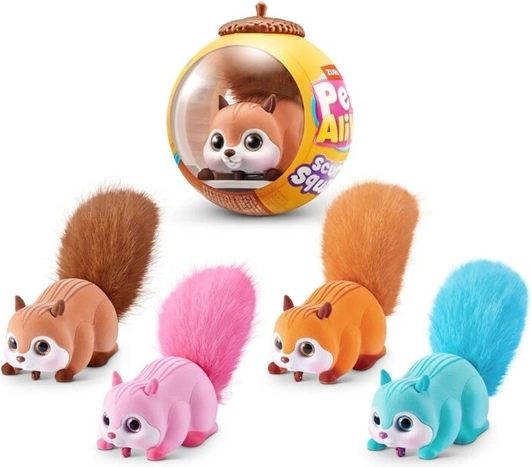 Ardilla de peluche interactiva ZURU Pets Alive Scurry’n Squirrel - 1 unidad