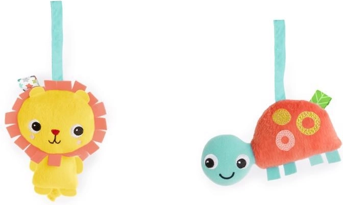 Diversión con Taggies y barra de juguetes