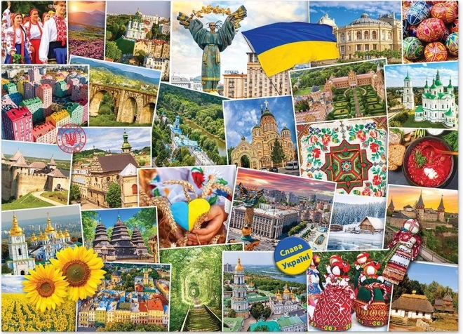 Puzzle EUROGRAPHICS Ucrania 1000 piezas